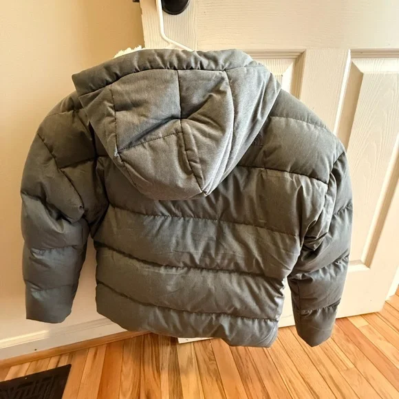 The North Face Kids Gray Puffer Jacket - Picture 3 of 6